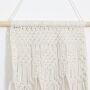 Three Pack Of Beige Macrame Plant Hangers Indoor, thumbnail 5 of 7