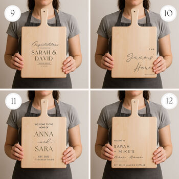 Personalised Bespoke Chopping Board With Multiple Design Options, 7 of 10