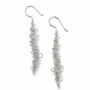 Loops Sterling Silver Drop Earrings, thumbnail 5 of 11