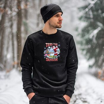 Tees The Season Funny Christmas Golf Jumper, 2 of 4