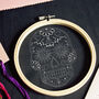 Sugar Skull Embroidery Kit, thumbnail 4 of 5
