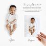 Baby Shower Gift – Personalised First Birthday Hand Drawn Baby Portrait, thumbnail 2 of 9