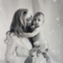 Personalised New Baby Glitter Print Artwork, thumbnail 2 of 8