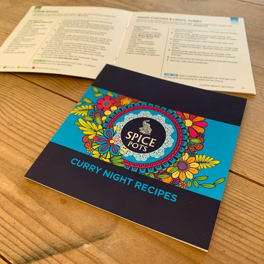 spice pots letterbox curry kit by spice pots