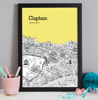 Personalised Clapham Print, 8 of 9