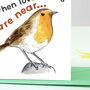 Robins Appear With Sympathy Card, thumbnail 3 of 7