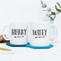 Hubby And Wifey Couples Mugs, thumbnail 1 of 4