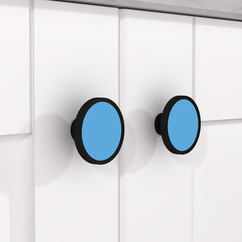 Blue Shade Cupboard Drawer Door Cabinet Knobs Handles, 6 of 9