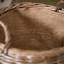 Set Of Two Delphi Wicker Log Storage Baskets, thumbnail 2 of 5