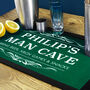 Personalised Man Cave Bar Mat, thumbnail 4 of 12