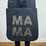 New Mama Leopard Print Tote Bag, thumbnail 2 of 3