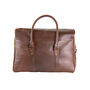 Personalised Leather Drake Strapped Weekender, thumbnail 5 of 12