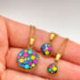 Disco Charm Necklace In Micro, Mini Or Small Size, thumbnail 3 of 11