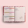2024 2025 Academic Diary A5 Hardcover | Pink And Red, thumbnail 5 of 9