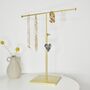 Personalised Jewellery Stand, Adjustable Height Gold, Silver Or White, thumbnail 1 of 10
