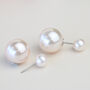 Colourful Ball Ear Jacket Stud Earrings, thumbnail 3 of 12