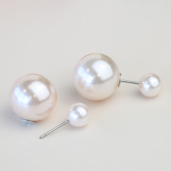 Colourful Ball Ear Jacket Stud Earrings, 3 of 12