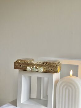 Dubai Mop Gold And Green Formal Clutch, 2 of 6
