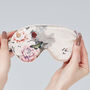 Silk Sleep Mask Eye Mask 100% Pure Soft Mulberry Silk Pink Floral Luxury Travel Gift Blackout Hypoallergenic, thumbnail 4 of 6