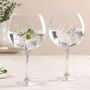 Set Of Two Personalised Gin Glasses Gift, thumbnail 3 of 6