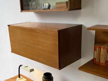 1960's Mid Century Modular Wall Units And Media Stand, 6 of 12