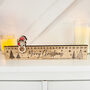 Personalised Wooden Christmas Tree Advent Slider Keepsake, thumbnail 1 of 6