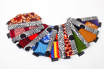 Extra Small African Print Fabric Basket, 3 of 8
