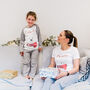 Personalised Grey Polar Bear Family Christmas Pyjamas, thumbnail 9 of 12