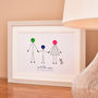 Personalised Family Button Print Unframed, thumbnail 7 of 12