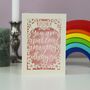 You Are Capable Of Amazing Things Papercut Card, thumbnail 2 of 6