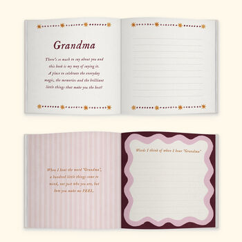 Grandma You're The Best, A Fill In The Blanks Gift Book With Posting Envelope, 10 of 12