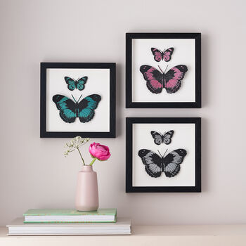 Personalised Butterfly Wall Art Birthday Gift For Her, 2 of 6