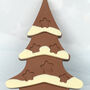 Giant Solid Milk Chocolate Christmas Tree. Handmade, Super Thick Chocolate Decorated Tree It's Big, thumbnail 2 of 3