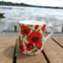 Jumbo Mug In Vibrant Red Poppy Design, thumbnail 11 of 12
