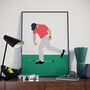 Jon Rahm Golf Poster, thumbnail 1 of 4