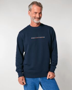 Custom Trip 100% Organic Cotton Unisex Sweatshirt, 8 of 12