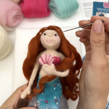 Needle Felting Kit Mermaid, 6 of 9