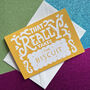 Funny Biscuit Greeting Card, thumbnail 1 of 5