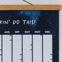 Night Sky 2026 Wall Planner Let's Freakin' Do This, thumbnail 4 of 5