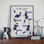 Scotland Vs Denmark World Cup Qualifier Print, thumbnail 1 of 4