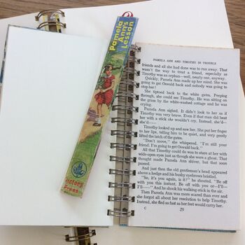 'Pamela Ann's Lesson' Upcycled Notebook, 3 of 5