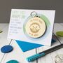 Personalised Bestest Daddy Father's Day Keyring Card, thumbnail 2 of 6
