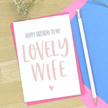 Wife Birthday Card, 3 of 3