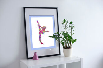 Set Of Three Gymnastic Unfinished Sketch Prints, 3 of 5