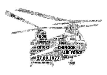 Helicopter, Tornado Or Typhoon Personalised Print, 3 of 4
