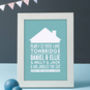 Personalised Family Home Typography Print, thumbnail 2 of 5