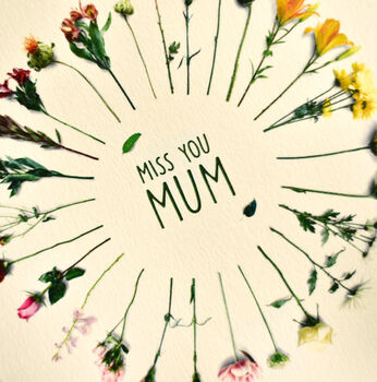 'Miss You/Love You Mum' Card, 3 of 7