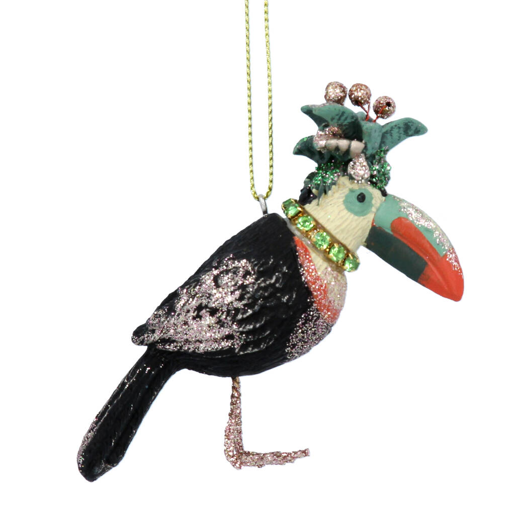 Exotic Toucan Christmas Decoration