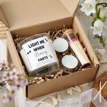 Light Me When Dog Farts Funny Christmas Candle For Dog Mum, Dog Dad, 4 of 7