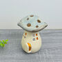 Ceramic Mushroom Lamp Toadstool Tealight Candle Holder, thumbnail 4 of 10